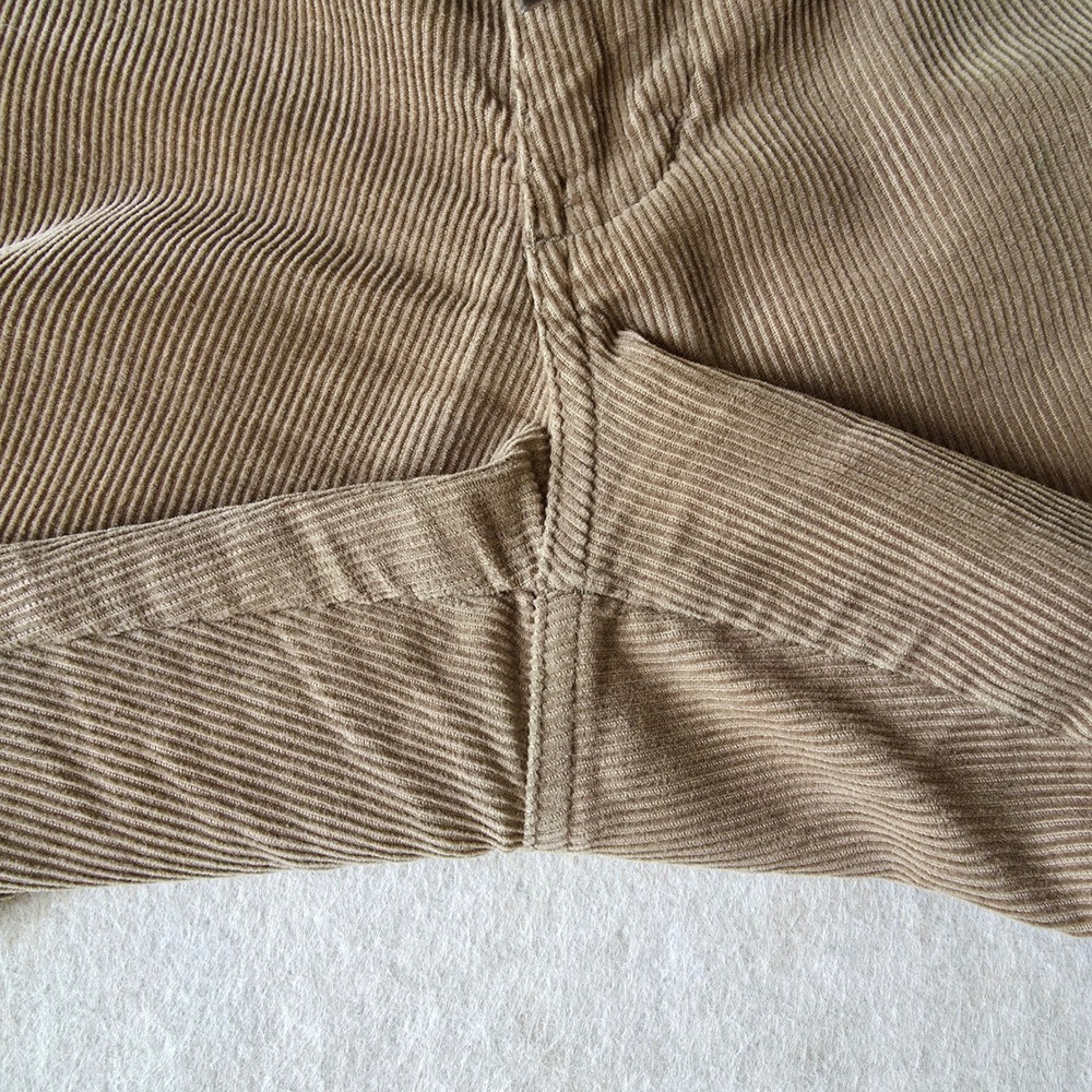 GAP Y2K Loose Fit Corduroy Pants 36x30 Brown Baggy Straight Leg Skater Grunge - Picture 10 of 13